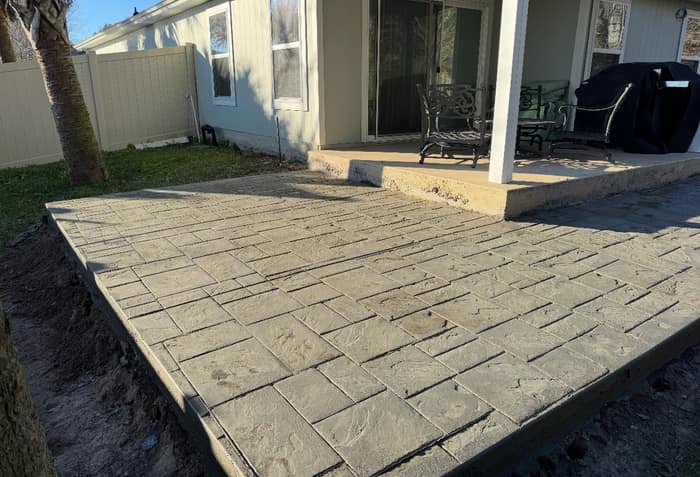 AJ Concrete — customer photo