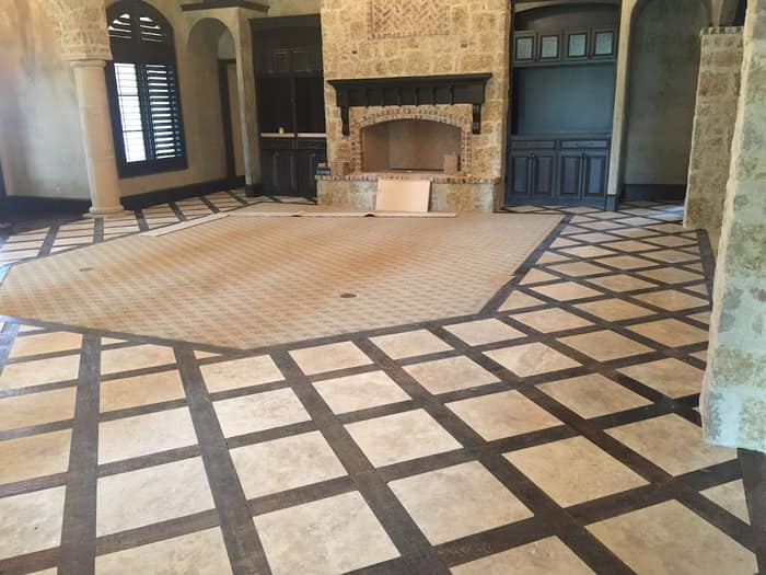 Custom Trim Design & Flooring — customer photo