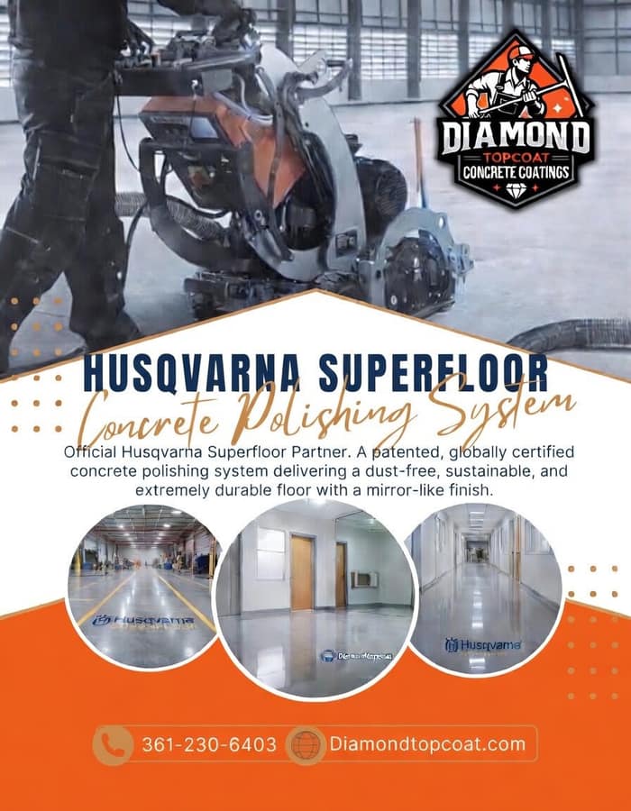 Diamond Topcoat Polished Concrete & Epoxy — customer photo