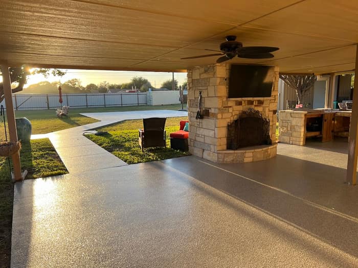 Home Run Concrete Coatings — customer photo