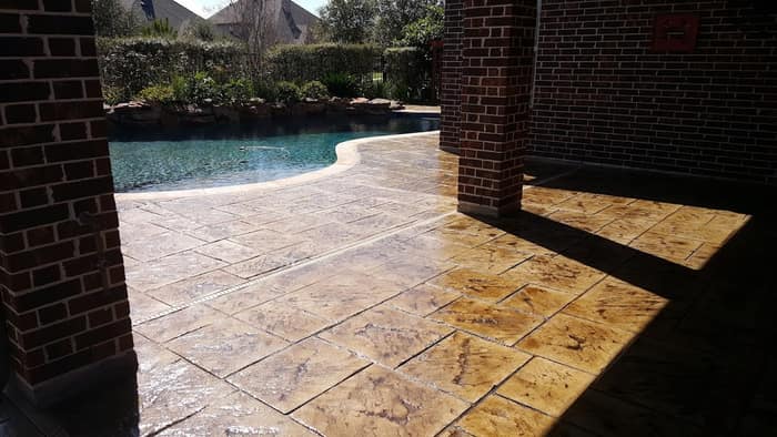 Houston Concrete Staining — customer photo