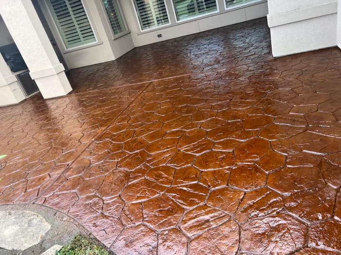 Houston Concrete Staining — customer photo