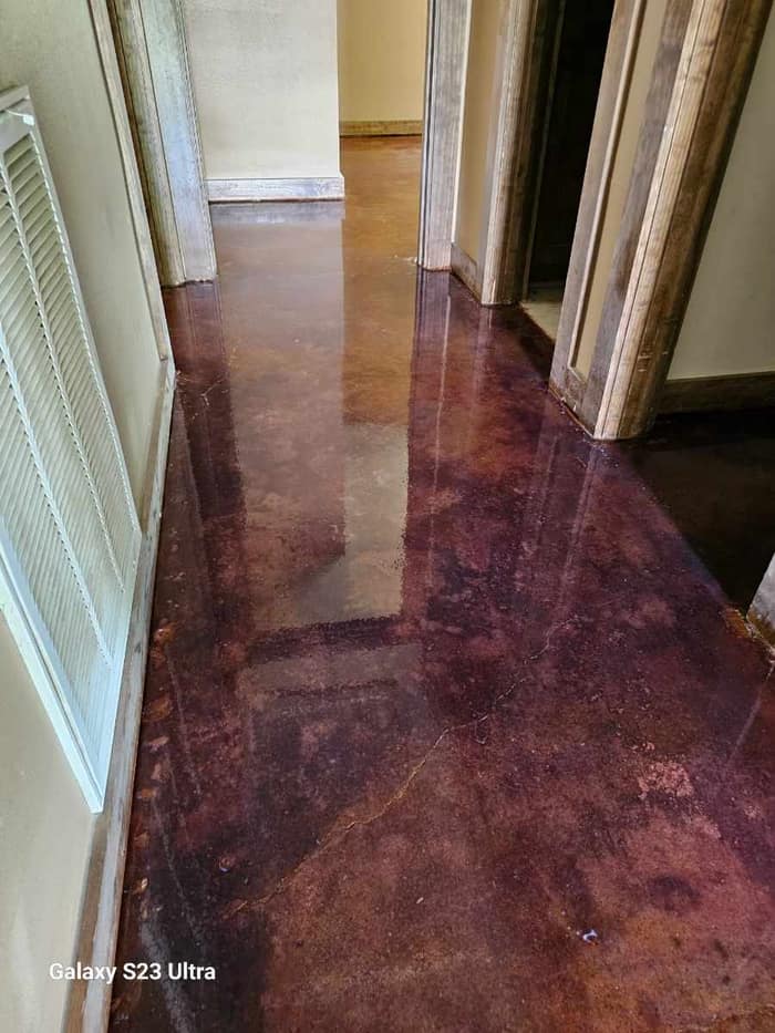 Houston Concrete Staining — customer photo
