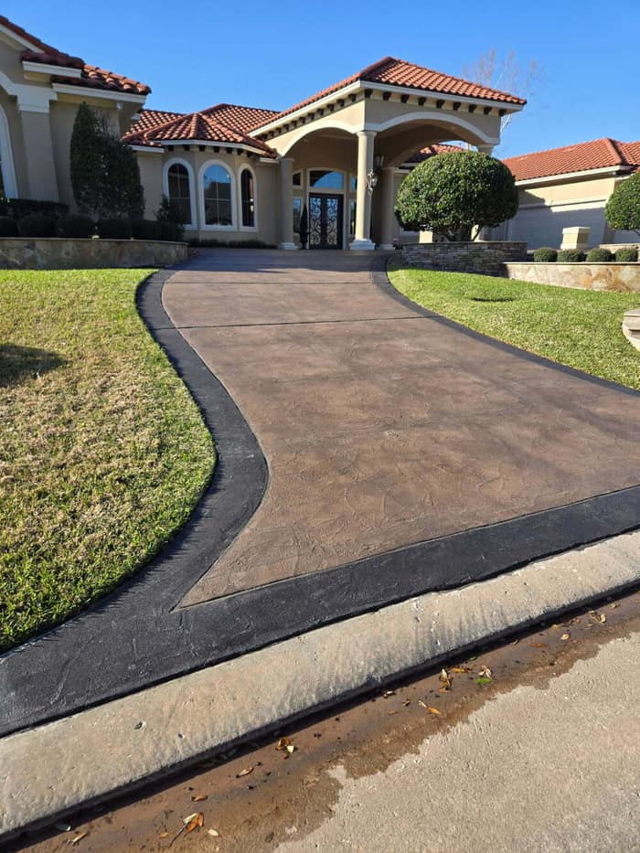 Houston Concrete Staining — customer photo