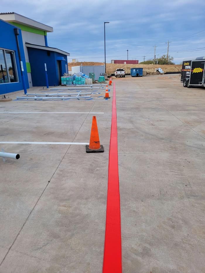 Quality Striping and Seal Coat — customer photo