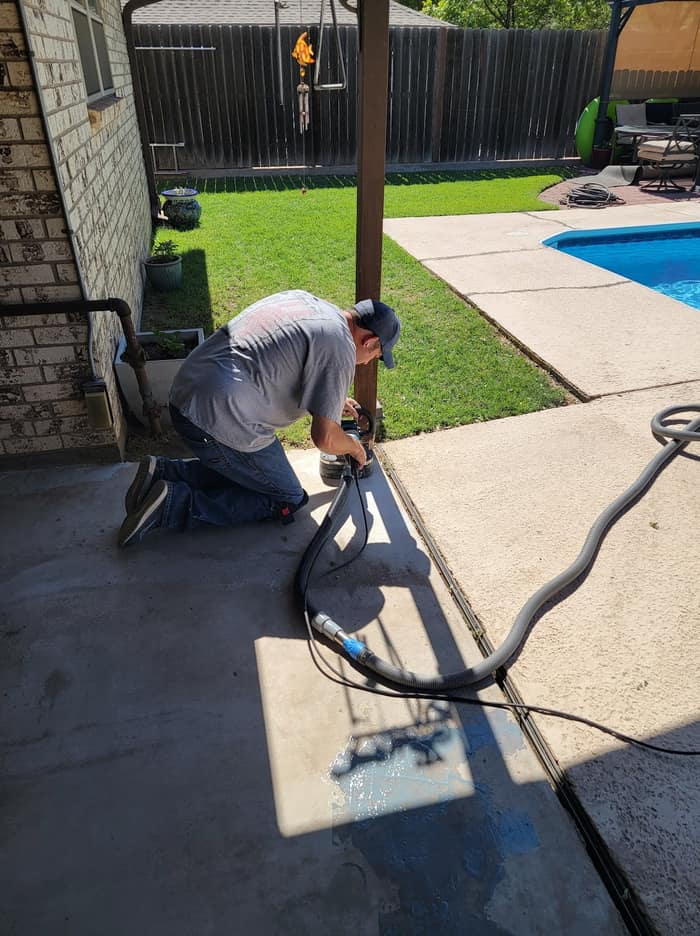 San Angelo Epoxy Flooring — customer photo