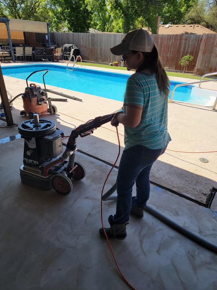San Angelo Epoxy Flooring — customer photo