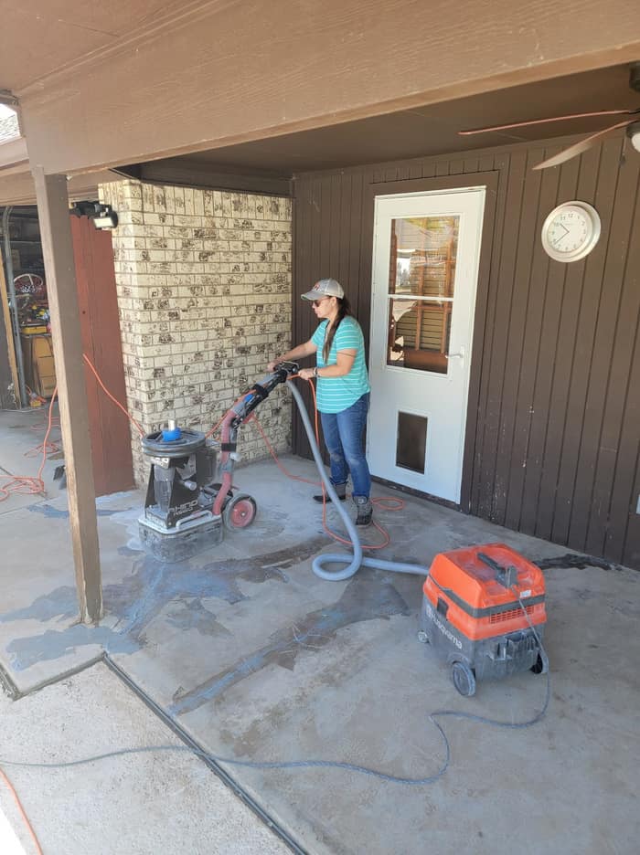San Angelo Epoxy Flooring — customer photo