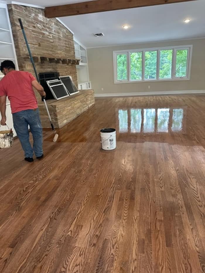Buff & Coat Hardwood Floor Refinishing — customer photo