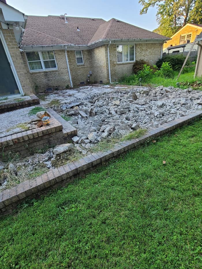Concrete Virginia Beach | Stamped Concrete Virginia — customer photo