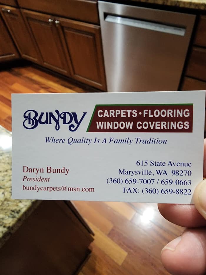 Bundy Carpets — customer photo
