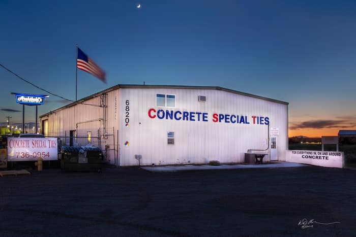 Concrete Special Ties — customer photo