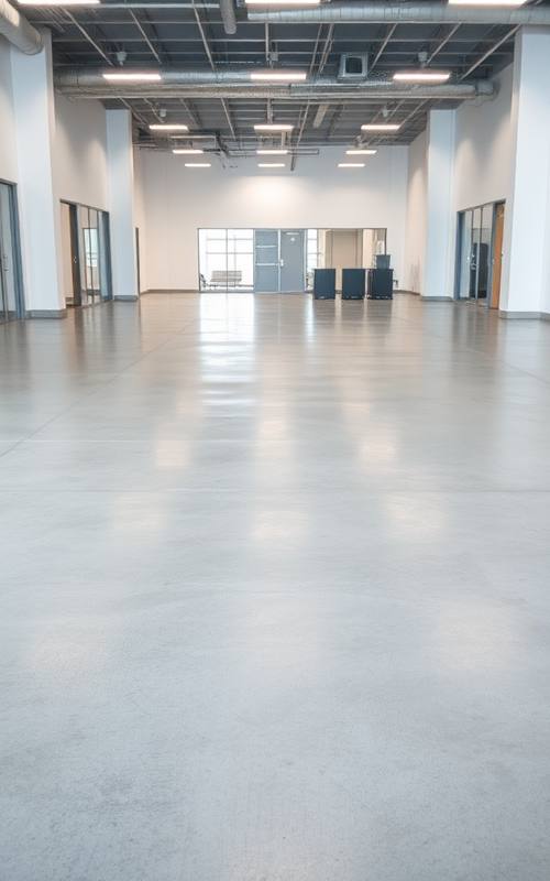 Sample commercial concrete floor