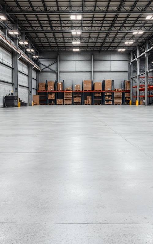 Sample industrial concrete floor